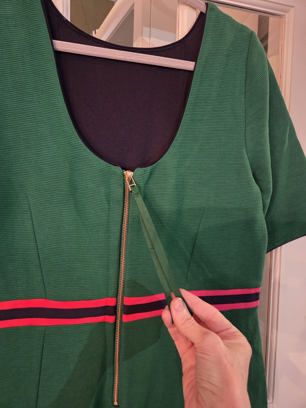 Boden 14R NWT 💚 Midi Striped Dress👗 - Picture 10 of 10